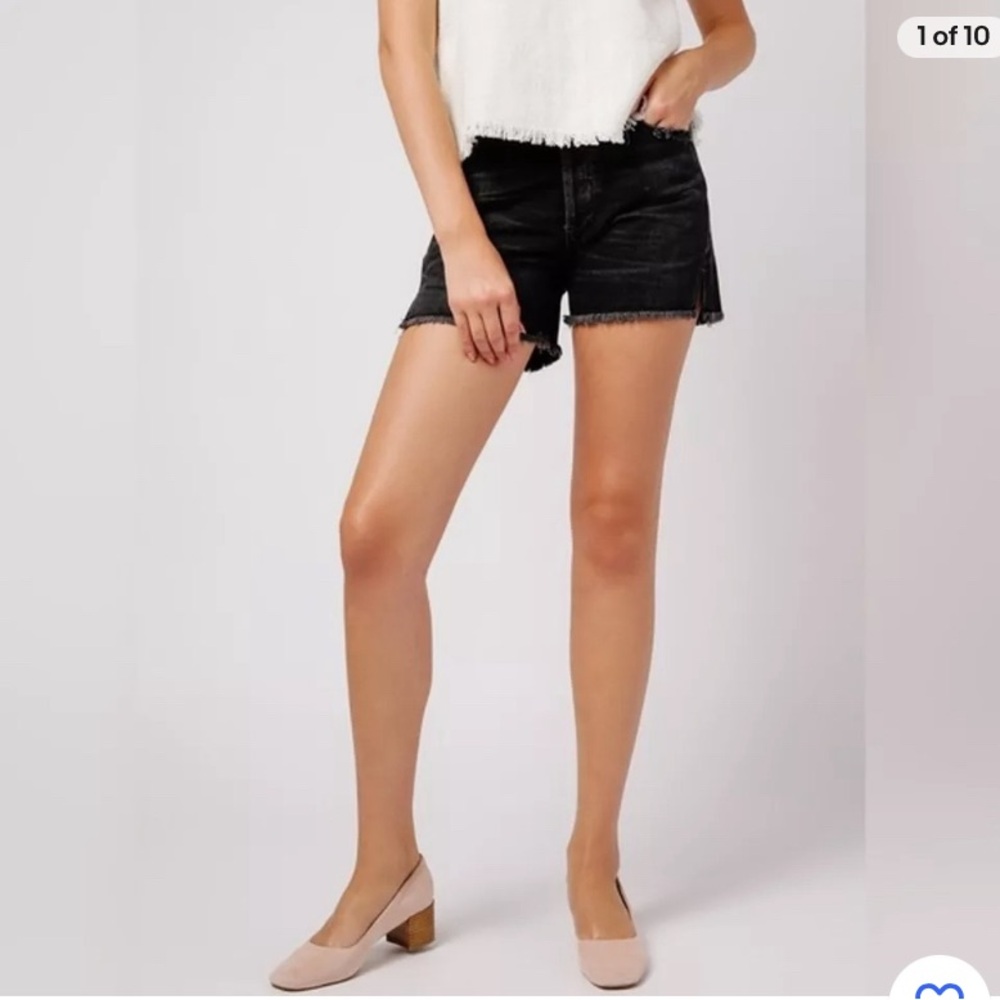 Citizens of Humanity Premium High Rise Black Denim/Shorts 32 Host Pick ⭐️